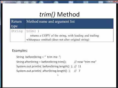 String Parsing - YouTube