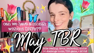 🌷May TBR game & everything I hope to read this month | #booktube #christianbooktuber #tbr #tbrgame