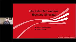 Electude USA - Simulator Webinar