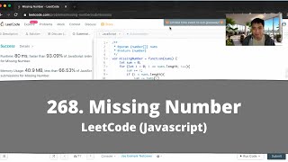 How to Solve "268 Missing Number" on LeetCode? - Javascript
