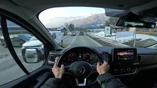 La Clusaz - Annecy | France 🇫🇷 4K | Cockpit POV GoPro | New Renault Traffic 2022
