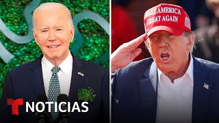 La campaña de Biden critica las palabras de Trump contra los inmigrantes | Noticias Telemundo