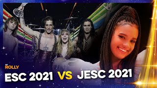 Eurovision 2021 vs Junior Eurovision 2021 | Battle (By Country)