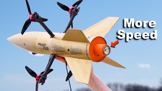 Building the FASTEST Rocket Drone