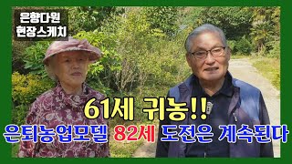 [은향다원 은퇴농 2-1] 61세 귀농 82세 소득을 올리는 은향다원, 은퇴농업의 모델, 20년 가치를 만드는 도전은 계속된다