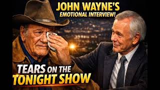 “John Wayne Breaks Down in Tears on Johnny Carson’s Tonight Show – A Moment No One Expected”