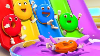 There Were Ten Donuts Dancing Together | Learn Numbers Song | Nursery Rhymes | Kids Songs | BabyBus