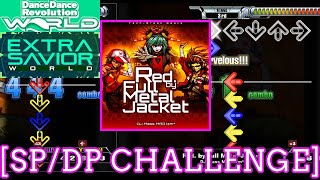 【DDR WORLD】 Red. by Full Metal Jacket / DJ Mass MAD Izm* [SP/DP CHALLENGE] 譜面確認 Play