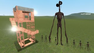 Siren Head Vs Towers In Garry's Mod