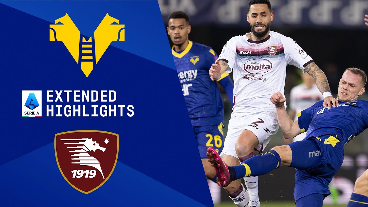 Hellas Verona Vs. Salernitana: Extended Highlights | Serie A | CBS ...