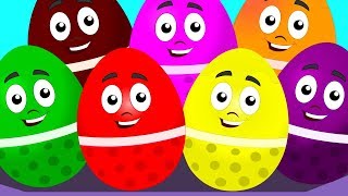 Learn Colors With Surprise Eggs Color Song For Kids Children Nursery Rhymes kids tv