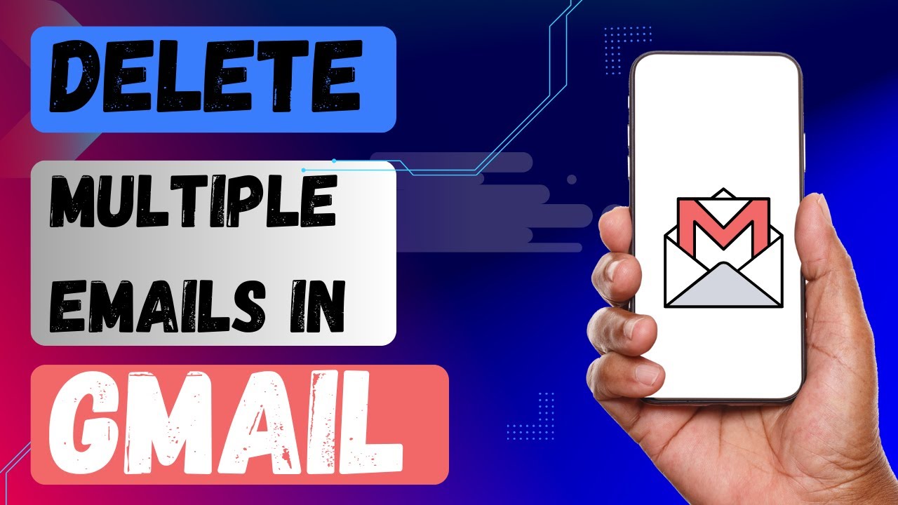 How To Delete Multiple Emails In Gmail? - YouTube