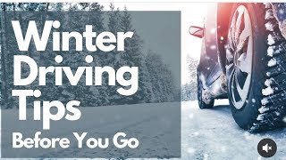 DMV Winter Driving Mistakes & Road Signs chapter #1