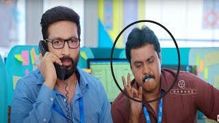 Gopichand And Sunil Telugu Hilarious Movie Comedy Scene | Movie Garage