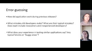 Experience-based testing techniques