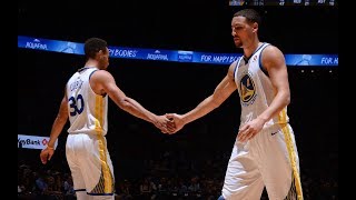 Kevin Durant, Stephen Curry, Klay Thompson, and Draymond Green Score 77 Points | November 4, 2017
