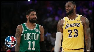 Kyrie Irving puts up 30, LeBron James notches triple-double | Celtics vs. Lakers | NBA Highlights