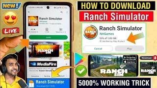 RANCH SIMULATOR FINALLY 😍 HERE  ANDROID 2023 | HOW TO DOWNLOAD RANCH SIMULATOR IN ANDROID