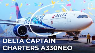 Wow: Retiring Delta Air Lines Captain Charters Entire Airbus A330neo To Fly Family To Hawaii