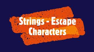 PYTHON - Strings - Escape Characters #pythonprogramming #PythonTutorials #PythonTips