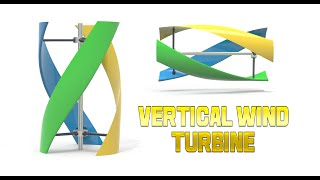 How to make a vertical wind turbine in SolidWorks