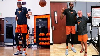 Kevin Durant Returns To Texas & Joins Practice!