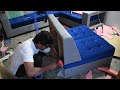 How to make fabric sofa/How to Make a 2 Seater Sofa Out of Fabric or Cloth - Easy Step-by-Step Guide