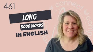 Learn English Vocabulary: “long” -Definitions, Usage, Collocations, and Opposites 461/3000