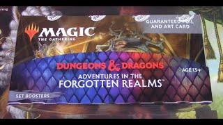Adventures in the Forgotten Realms Set Booster Box Opening, MTG and D&D Crossover