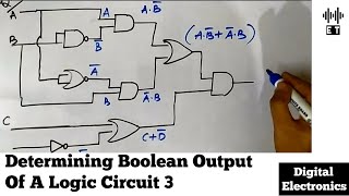 Determining Boolean Output of a Logic Circuit | Conceptual Questions 3 | Digital Electronics