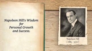Napoleon Hill's quotes for Personal Growth and Success.