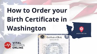 How to Order Your Washington Birth Certificate | Vital Records Online