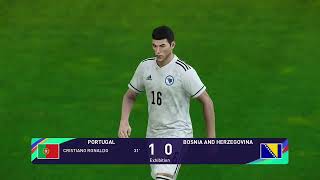 PES 2021 Gameplay | Portugal - Bósnia e Herzegovina | 2023