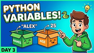 Python Variables Explained!🐍 Day 3: Coding for Beginners #Python #LearnToCode #CodingTips #Variables