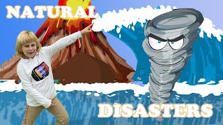 Natural Disasters Compilation|Learning video with Liam |for Kids