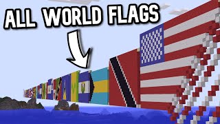 Domino in Minecraft - ALL WORLD FLAGS (almost)