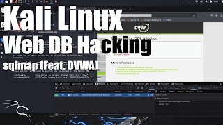 Web Database Hacking with Kali Linux : SQLMAP (DVWA)