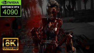 Mortal Kombat 1 (PC) 8K Max Settings - DLSS ON (60fps Patch) Benchmark + Towers + Glitch [RTX 4090]