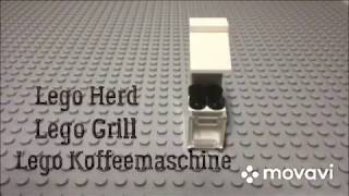 LEGO Herd, LEGO Grill und LEGO Koffeemaschine! Lego Tutorial !