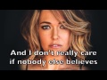 Rachel Platten - Fight Song Karaoke Acoustic Guitar Instrumental Backing Track + Lyrics