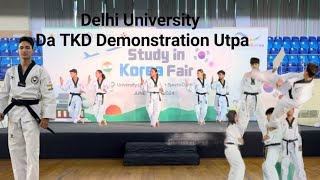 Taekwondo Demonstration at Delhi University,India