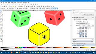 Realistic dice