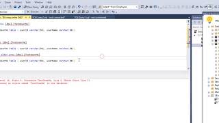 SQL Create or Alter commands