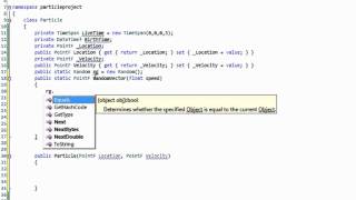 C#: Creating a basic Particle engine