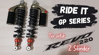 PASANG SHOCK TABUNG RIDE IT GP PRO SERIES DI REVO 2 SILINDER