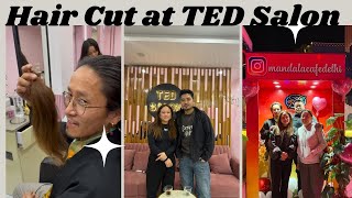 Wangchuk haircut at ted saloon #tibetanvloger #tedkunchok