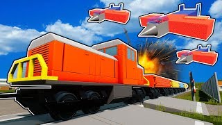 Lego Bob Rage Quits While Stopping the Train in Brick Rigs Multiplayer!