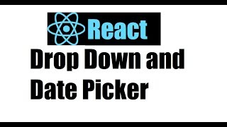React JS 18; Dropdown and Datepicker in Form fields