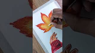 Oil Pastel Drawing / Easy Drawing #shorts #drawing #youtubeshorts