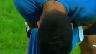 Luis Suarez llora al perder en penales contra Peru en la Copa America 2019